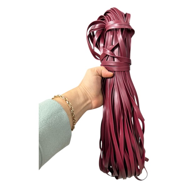 1. Kalite Suni Deri Biye –  (1 cm. Düz Yassı / 50 Metre)